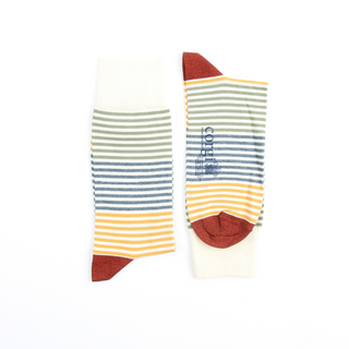 Men's Multi Stripe Cotton Socks