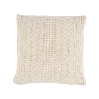 Extra Large Cable Donegal Wool Cushion