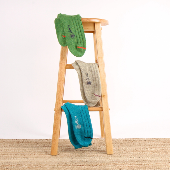 Men's Toe Flash British Wool Socks