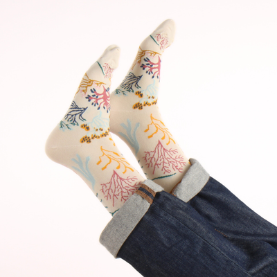 Women's Coral Cotton Socks