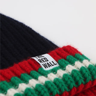 Red Wall Cashmere Striped Beanie