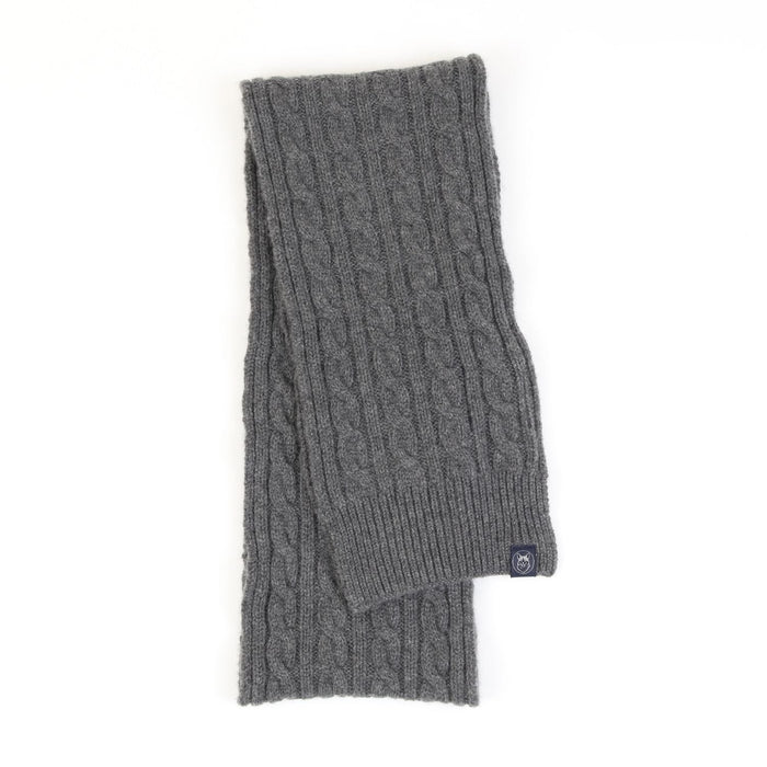 Cable Knit Cashmere Scarf - Corgi Socks