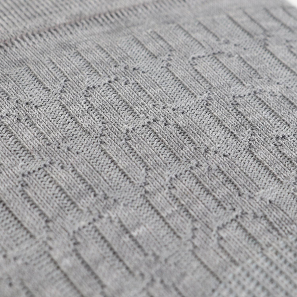 Cable Mercerised Cotton Invisible Socks