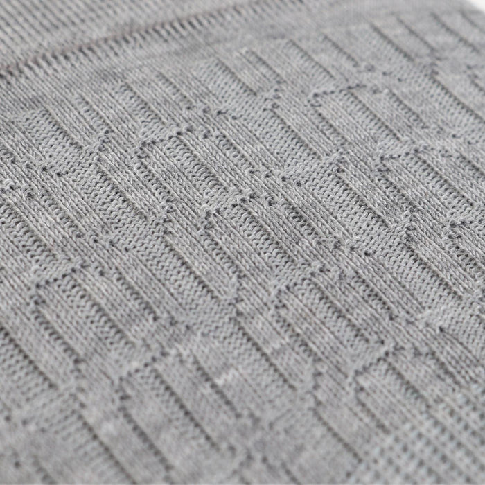 Cable Mercerised Cotton Invisible Socks