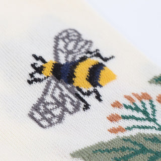 Children's Blooms & Bees Cotton Socks - Corgi Socks