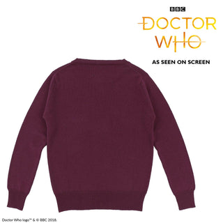 Doctor Who Unisex Striped Cashmere & Cotton Jumper - Corgi Socks