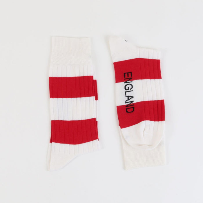 England Stripe Cotton Socks - Corgi Socks