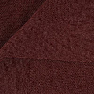 Fine Honeycomb Knit Wool Blanket - Corgi Socks