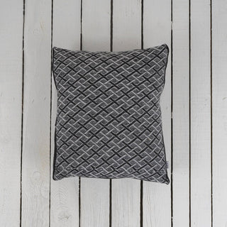 Geometric Patterned Wool Cushion - Corgi Socks
