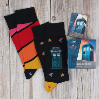 Men's Doctor Who Tardis 2 Pair Gift Box