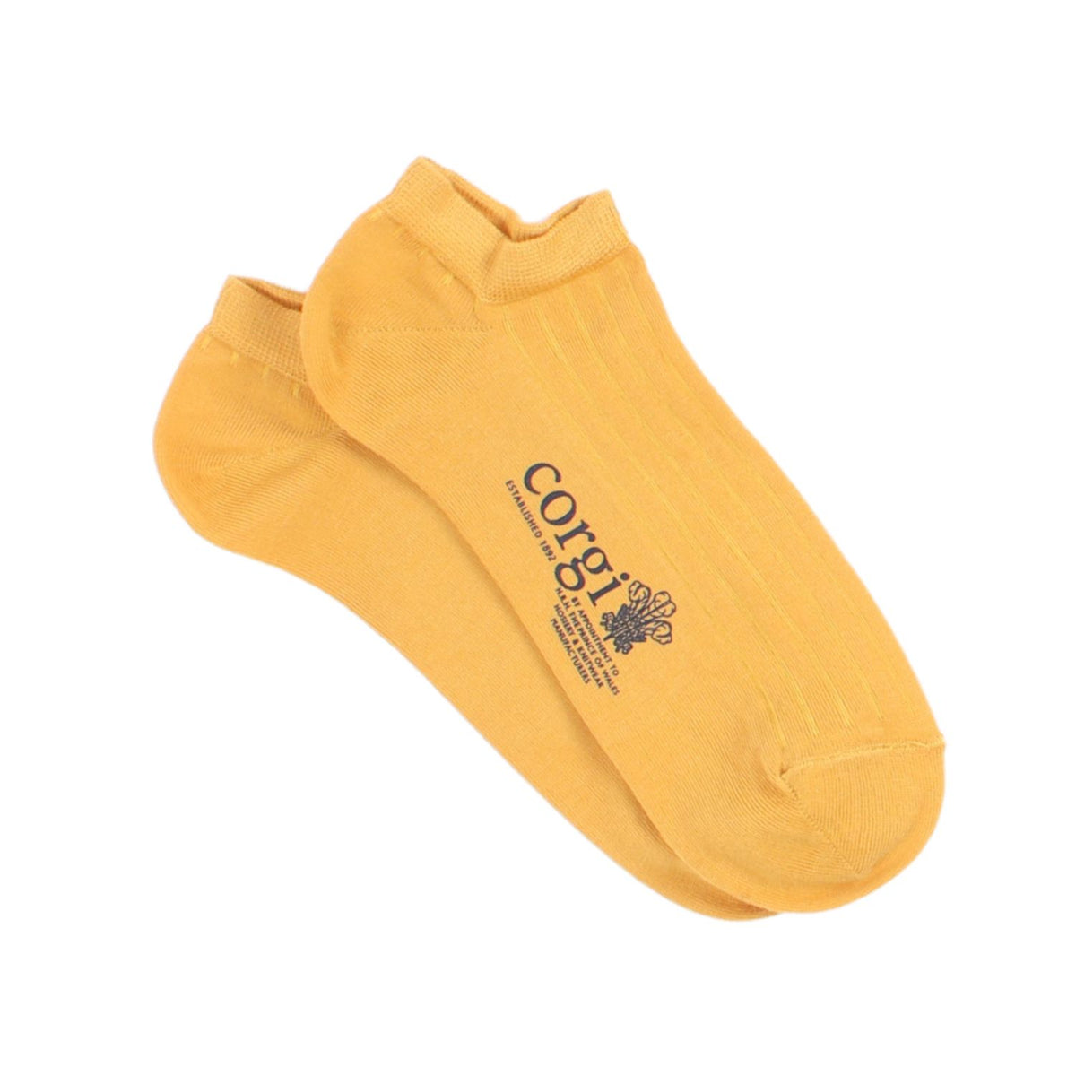 Women's Cotton Trainer Socks Gold
