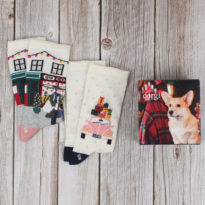 Women's Christmas Shopping 2-Pair Gift Box
