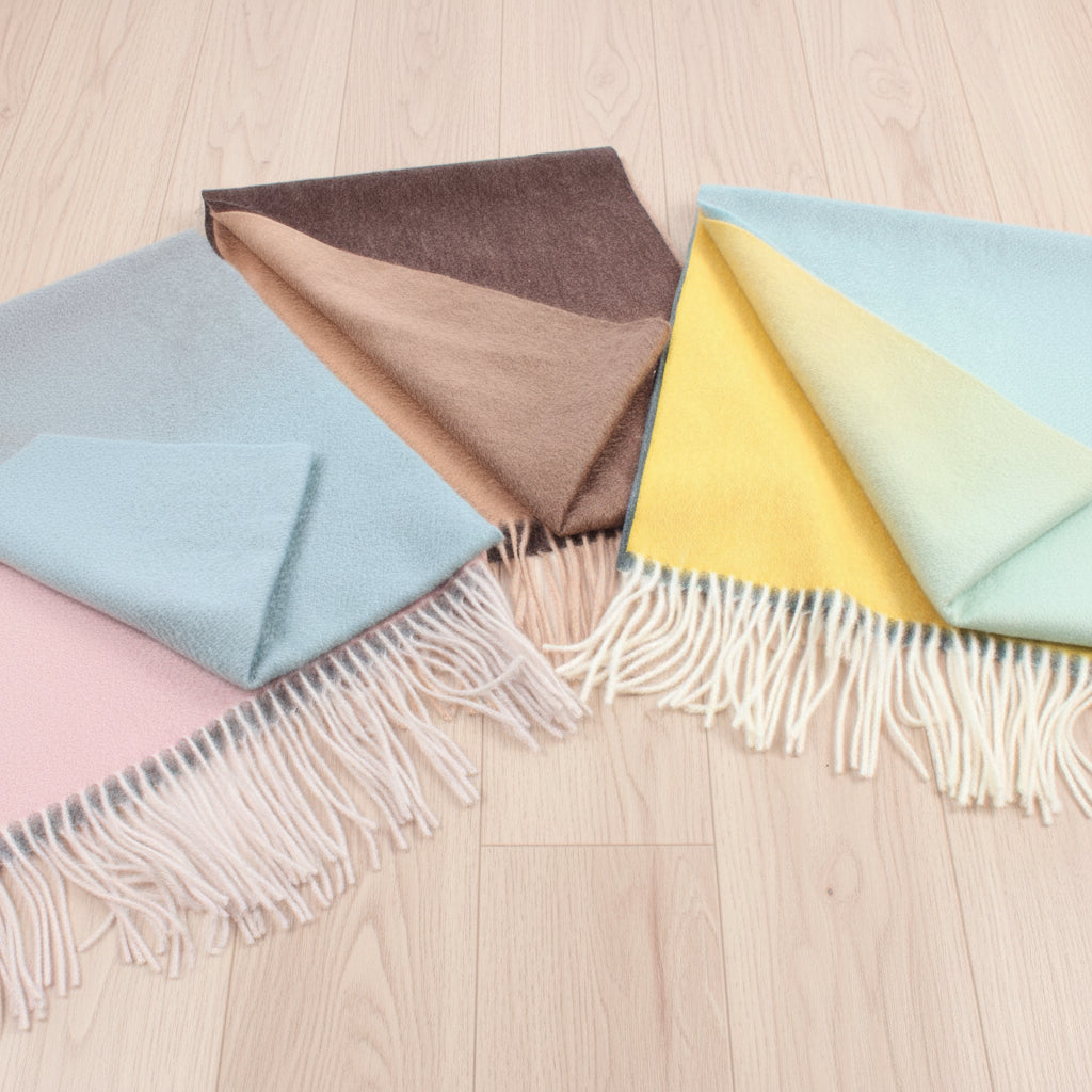 Men's Woven Cashmere Ombre Scarf