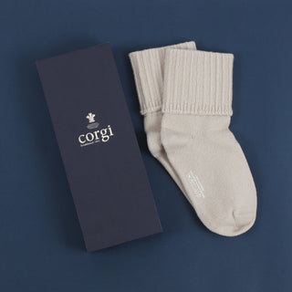 Women's Roll Top Cashmere Socks