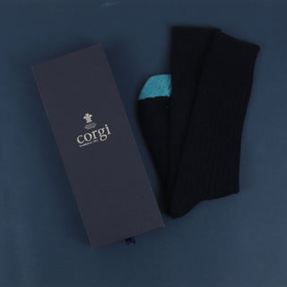 Men's Contrast Toe Cashmere Socks