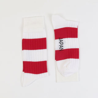 Japanese Stripe Cotton Socks - Corgi Socks