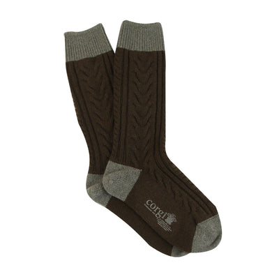 Men's Handmade Monogrammed Cashmere Socks