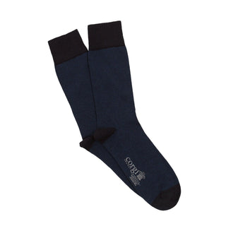 Luxury Micro Stripe Cotton & Cashmere Socks - Corgi Socks