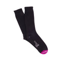 Luxury Rib Contrast Toe Pure Cashmere Socks - Corgi Socks