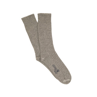 Luxury Rib Pure Cashmere Socks - Corgi Socks