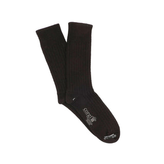 Luxury Rib Pure Cashmere Socks - Corgi Socks