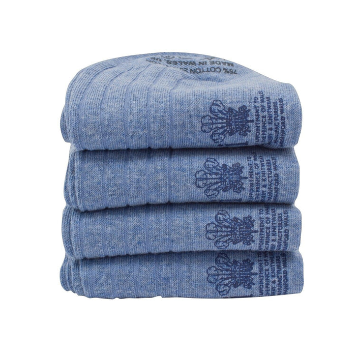 Men's 4-Pair Ribbed Cotton Gift Box - Corgi Socks