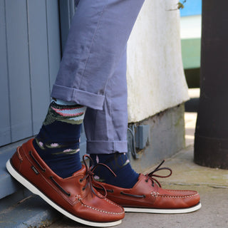 Men's Alligator Scene Cotton Socks - Corgi Socks