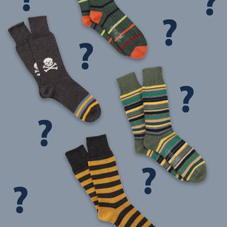 Men's Assorted 4-Pack Pure Cotton Socks - Corgi Socks