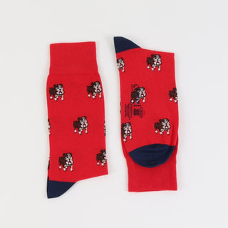 Men's Bulldog Cotton Socks - Corgi Socks