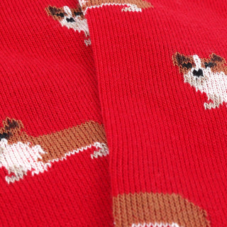 Men's Corgi Dog Cotton Socks - Corgi Socks