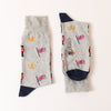 Men's Coronation Mini Icon Cotton Socks - Corgi Socks