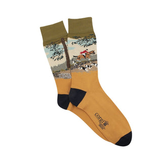 Men's Country Fox 2-Pair Cotton Gift Box - Corgi Socks