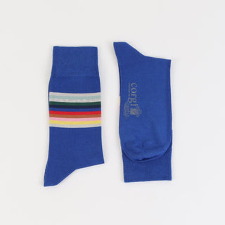 Men's Doctor Who Stripe Cotton Socks - Corgi Socks