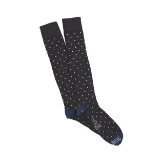 Men's Over the Calf Pin Dot Cotton Socks - Corgi Socks