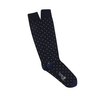 Men's Over the Calf Pin Dot Cotton Socks - Corgi Socks