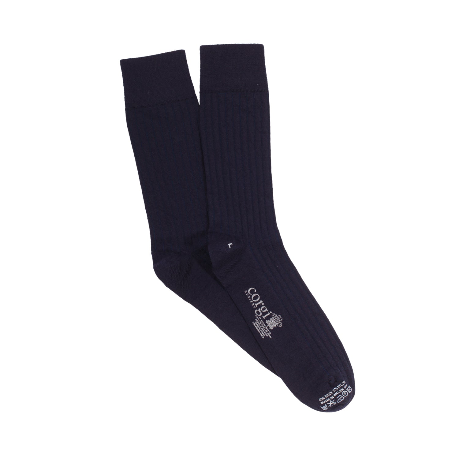 Men's Rib Merino Wool Socks | Corgi Socks