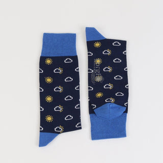 Men's Welsh Weatherman x Corgi Sun Cotton Socks - Corgi Socks