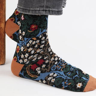 Men's William Morris Blackthorn 1892 Cotton Socks - Corgi Socks