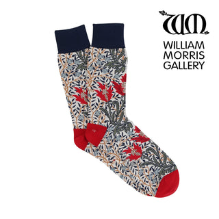 Men's William Morris Borne 1905 Cotton Socks - Corgi Socks