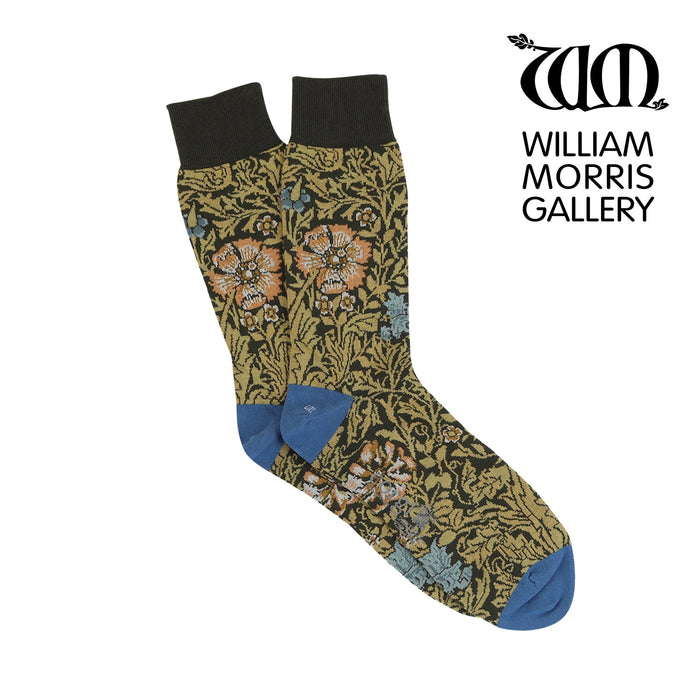 Men's William Morris Compton 1896 Cotton Socks - Corgi Socks