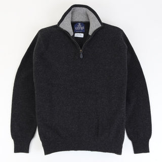 Men's Zip Neck Sweater - Corgi Socks