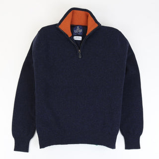 Men's Zip Neck Sweater - Corgi Socks