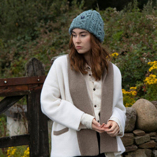 Cable Knit Wool Beanie