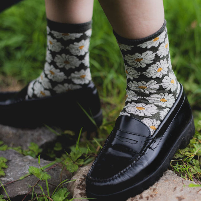 Women's Daisy Cotton Socks