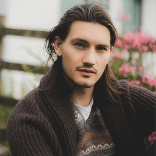 Men's Big Shawl Cardigan