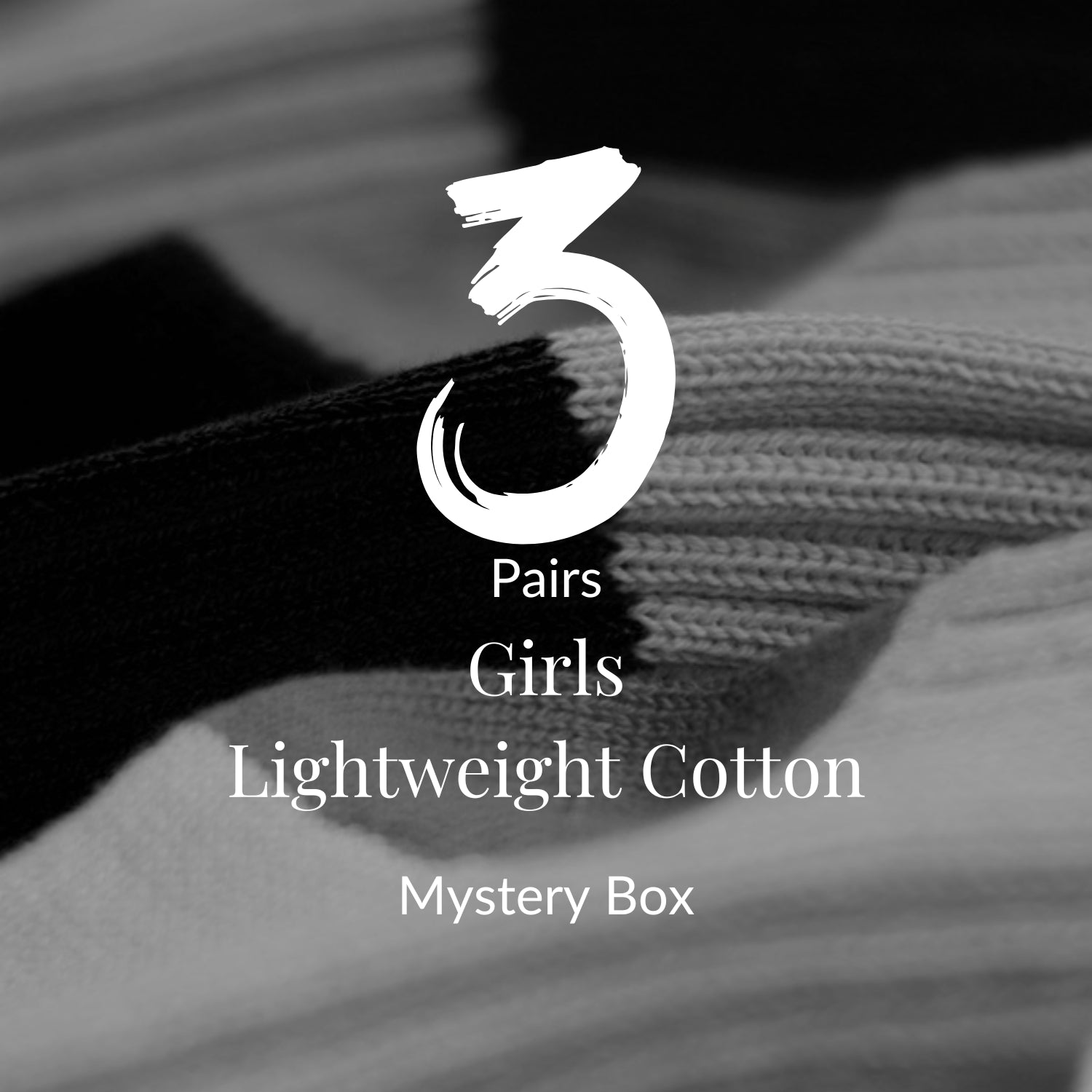 Girl's Cotton Socks-Mystery Pack 3 Pairs