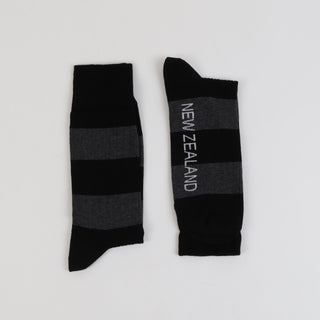 New Zealand Stripe Cotton Socks - Corgi Socks