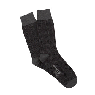Prince of Wales Tartan Luxury Cotton & Cashmere Socks - Corgi Socks