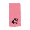 Corgi dog motif scarf in pink