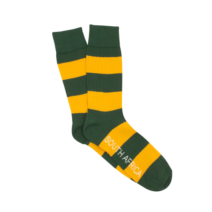 South African Stripe Cotton Socks - Corgi Socks